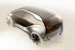 BMW i3 Concept, Designskizze