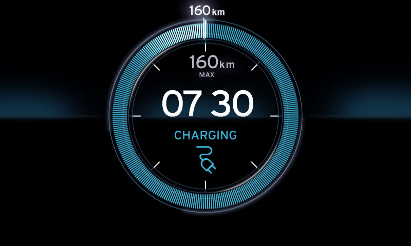 BMW i3 Concept, zentrales Informations-Display