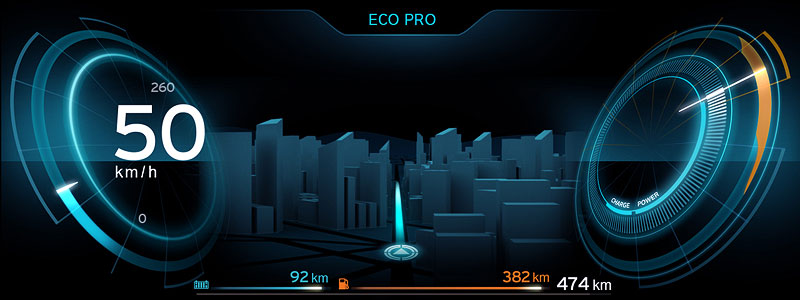 BMW i8 Concept, Central Information Display