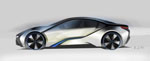 BMW i8 Concept, Designskizze