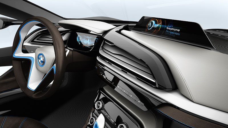 BMW i8 Concept, Interieur