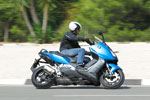 BMW C 600 Sport, Fahraufnahme
