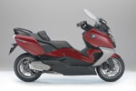 BMW C 650 GT in Vermillionred metallic