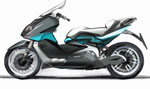 BMW C 600 Sport und BMW C 650 GT: Designzeichnung