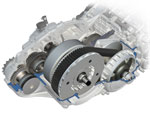 CVT-Getriebes (Continuously Variable Transmission = stufenlose Kraftbertragung)