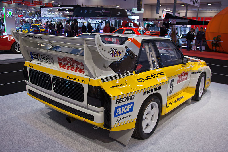 Audi Quattro, Siegerwagen der Rallye Monte Carlo 1984, Co-Pilot: Christian Geistdrfer