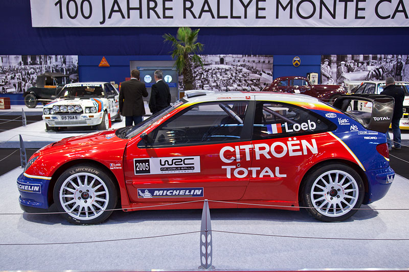 Citroen Xsara WRC, Siegerwagen der Rallye Monte Carlo 2005, Fahrer: Sbastien Loeb