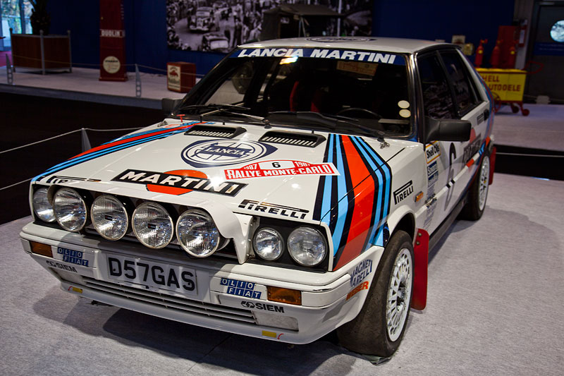 Lancia Delta Integrale H. F., Siegerwagen der Rallye Monte Carlo 1987, 4-Zylinder, 2 Liter Turbo-Motor, >280 PS