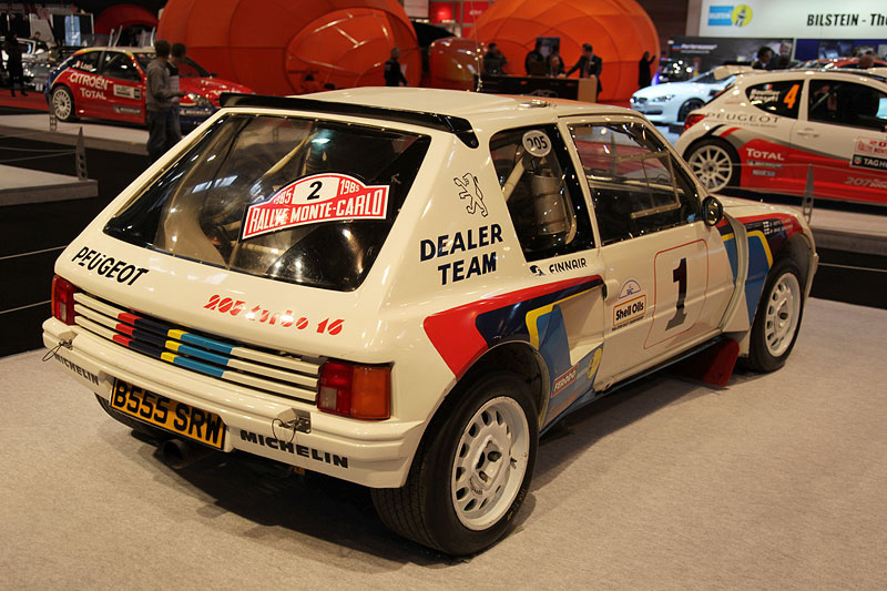 Peugeot 205 T16, Siegerwagen der Rallye Monte Carlo 1985, Co-Pilot: Terry Harrymant