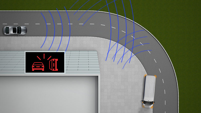 Die lokale Gefahrenwarnung (Pannenfahrzeug) von BMW ConnectedDrive - eine Car-2-X Technologie 