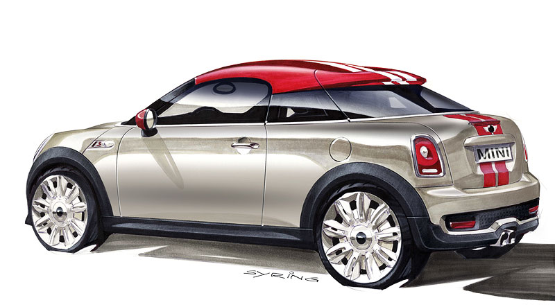 MINI Coup� Designskizze