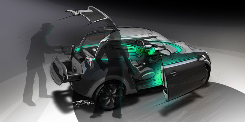 MINI Rocketman Concept Designskizze