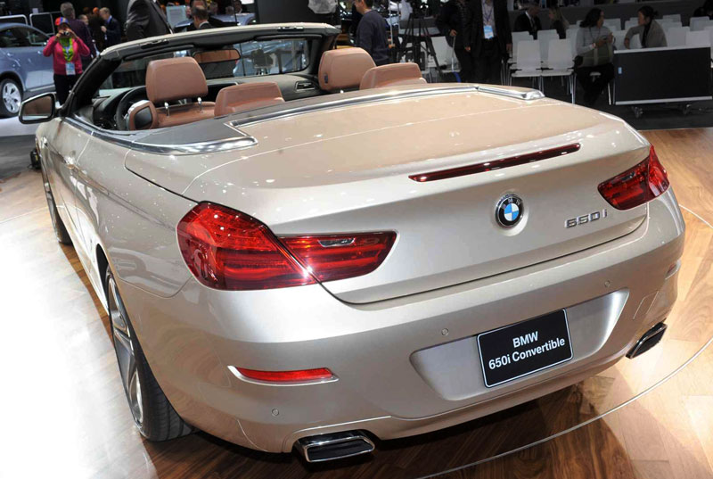 BMW 650i Cabrio, Weltpremiere auf der NAIAS in Detroit 2011