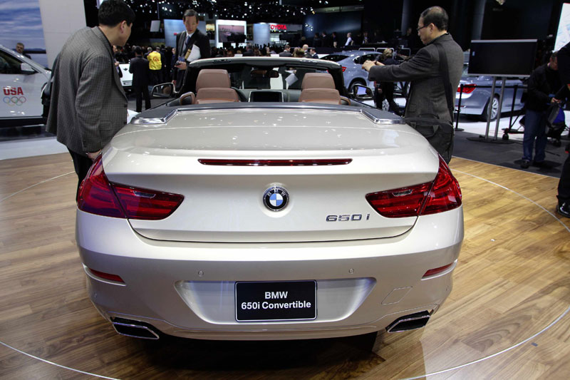BMW 650i Cabrio, Weltpremiere auf der NAIAS in Detroit 2011