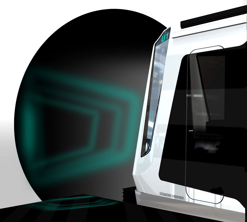 Siemens Metro Inspiro: Viel Sicht im Fahrerbereich