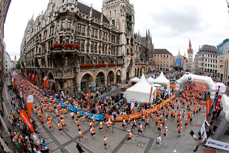 33. Stadtlauf M�nchen 2011, Marienplatz