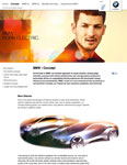 Webseite BMW i Konzept.