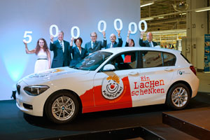5-Millionstes Fahrzeug aus dem BMW Werk Regensburg