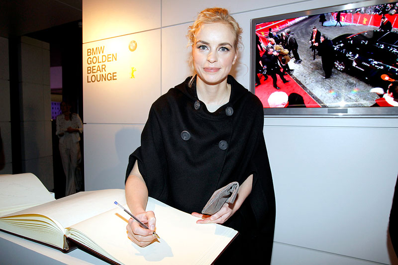 Er�ffnung der 62. Internationalen Filmfestspiele Berlin. Nina Hoss in der BMW Golden Bear Lounge.