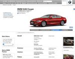 BMW.de Website, Screenshot: Mein BMW Dashboard (Dezember 2012)