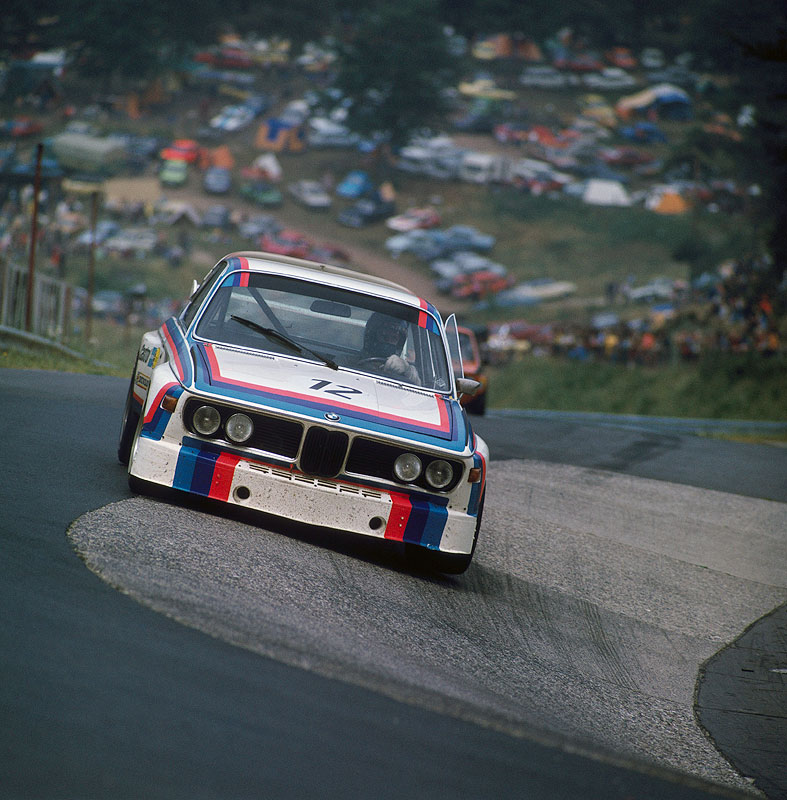 BMW 3.0 CSL mit Chris Amon und Hans-Joachim Stuck auf dem Nrburgring 1973