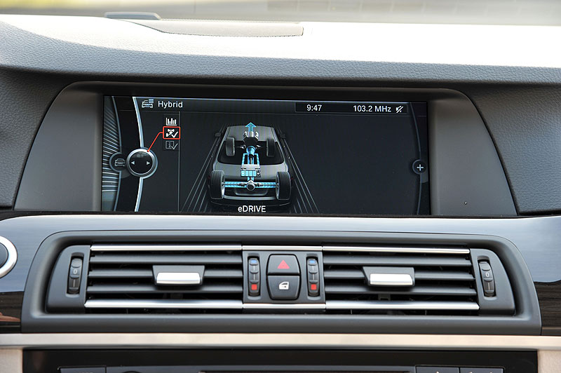 BMW ActiveHybrid 5, Elektrik-Antrieb Modus 'eDrive'