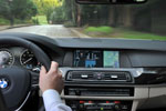 BMW ActiveHybrid 5, Nutzung Hybrid-Antrieb, Anzeige auf dem Bordmonitor