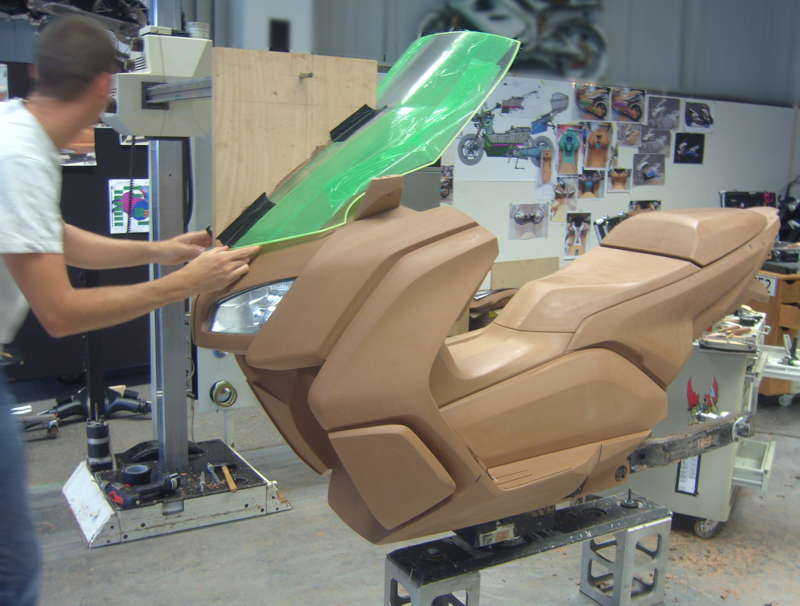 BMW C evolution, Clay-Modell