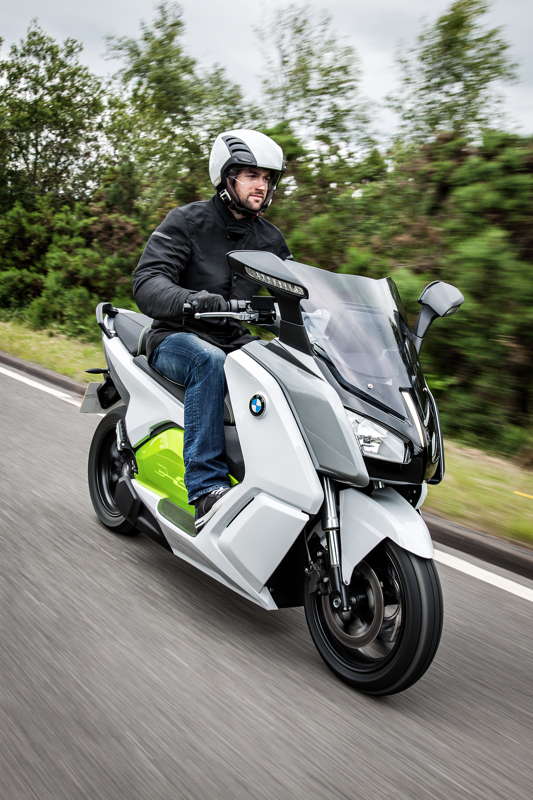 BMW C evolution, Fahraufnahme
