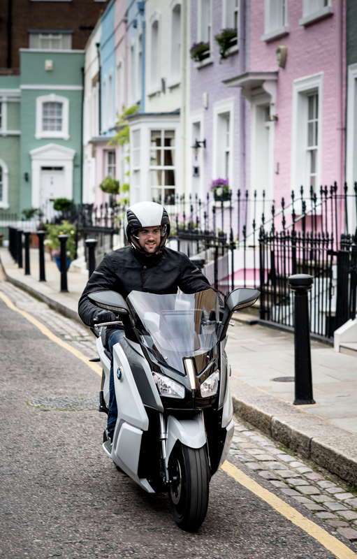 BMW C evolution, Fahraufnahme