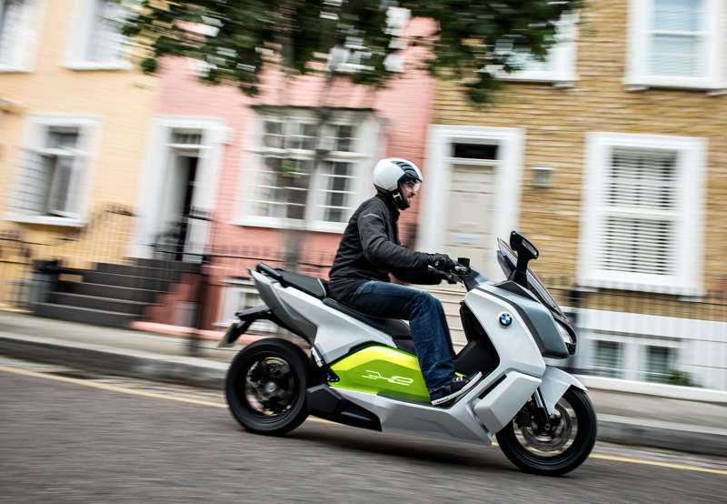 BMW C evolution, Fahraufnahme