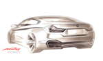 BMW Concept 4er Coupe, Designzeichnung