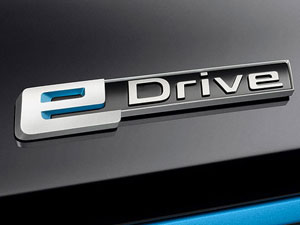 BMW i8 Concept Spyder, eDrive Logo am Heck