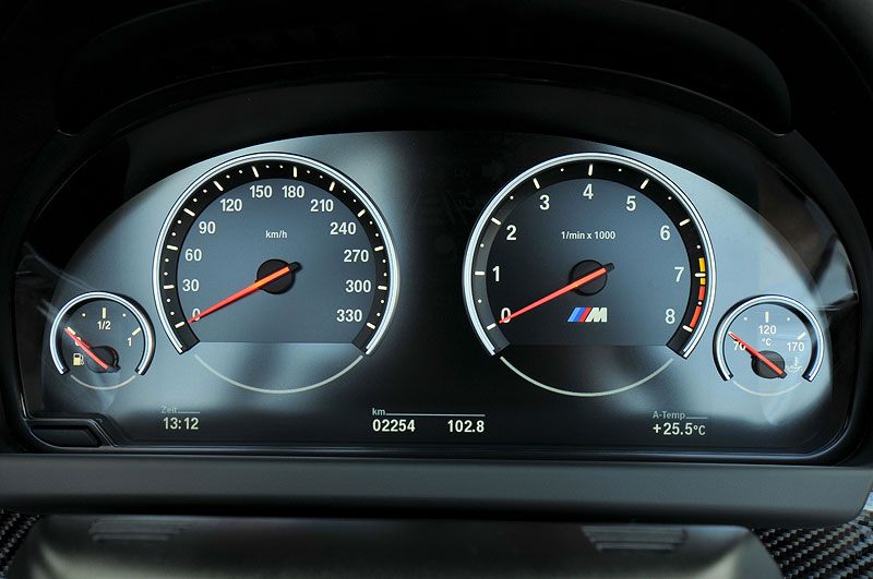 BMW M6 Cabrio (F12), Tacho-Instrumente