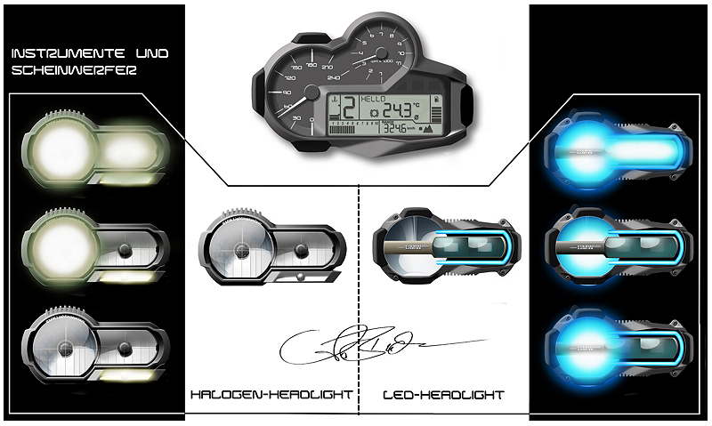 BMW R 1200 GS, Designskizze