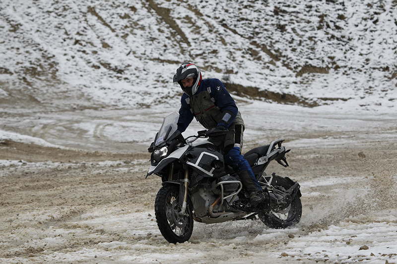 BMW R 1200 GS, Gelndeerprobung Winter