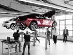 Technischer Check auf dem BMW Testgelände in München