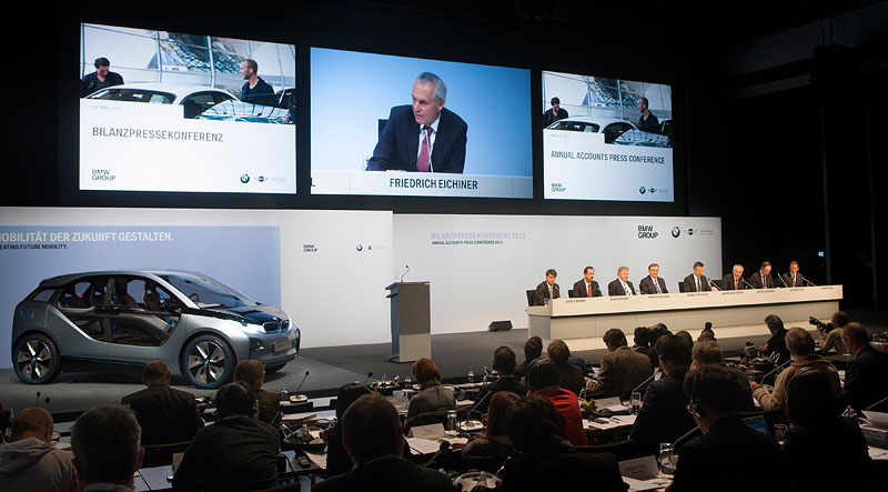 BMW Group Bilanzpressekonferenz am 13. M�rz 2012 in M�nchen