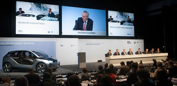 BMW Group Bilanzpressekonferenz am 13. März 2012 in München