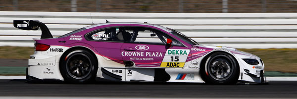 Hockenheim, 3. April 2012. BMW M3 DTM Test. Crown Plaza BMW M3 DTM.