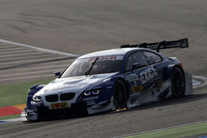 Joey Hand in seinem Samsung BMW M3 DTM beim Qualifying am Hockenheimring