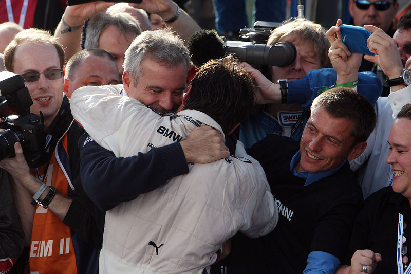 BMW Motorsport Direktor Jens Marquardt und DTM-Champion 2012 Bruno Spengler