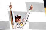 Bruno Spengler ist DTM Champion 2012, hier auf dem Siegerpodest am Hockenheimring