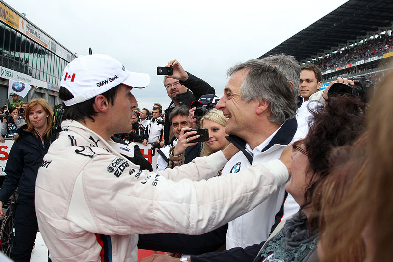 Bruno Spengler, BMW DTM Pilot mit Charly Lamm, Team BMW Schnitzer