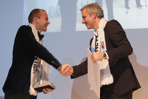 Thomas Biagi (IT) und BMW Motorsport Director Jens Marquardt