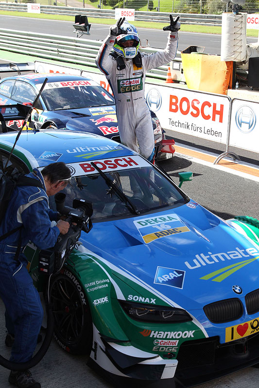 Valencia, 29. September 2012. Sieger Augusto Farfus in Valencia.