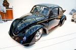 Black Curent III Electric VW Beetle, schnellstes E-Auto im Dragster Sport. Die Viertelmeile legte er in 9,51 Sek. zurück und war dabei über 217 km/h schnell. 