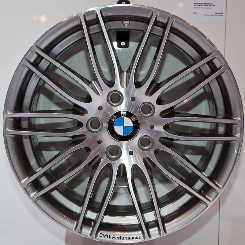 BMW Performance 18 Zoll Doppelspeiche 269, Satz: 2.640,- Euro