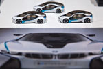 BMW i8 Modellautos und BMW i8 Mousepad