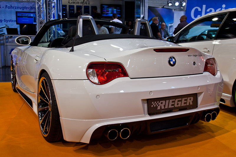 BMW Z4 3.0i (E89), mit Rieger 4-Rohr-Endschalld�mpfer f�r 1.050 Eur, KW Gewindefahrwerk f�r 1.169 Eur